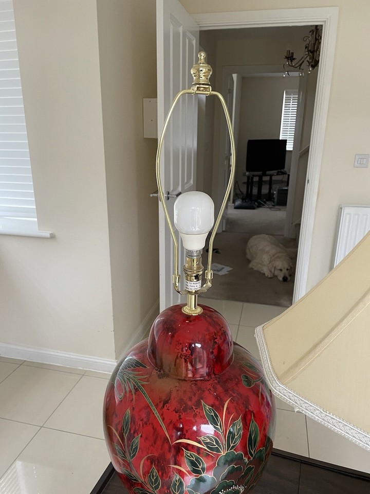 1 pair of large matching table lamps used eBay