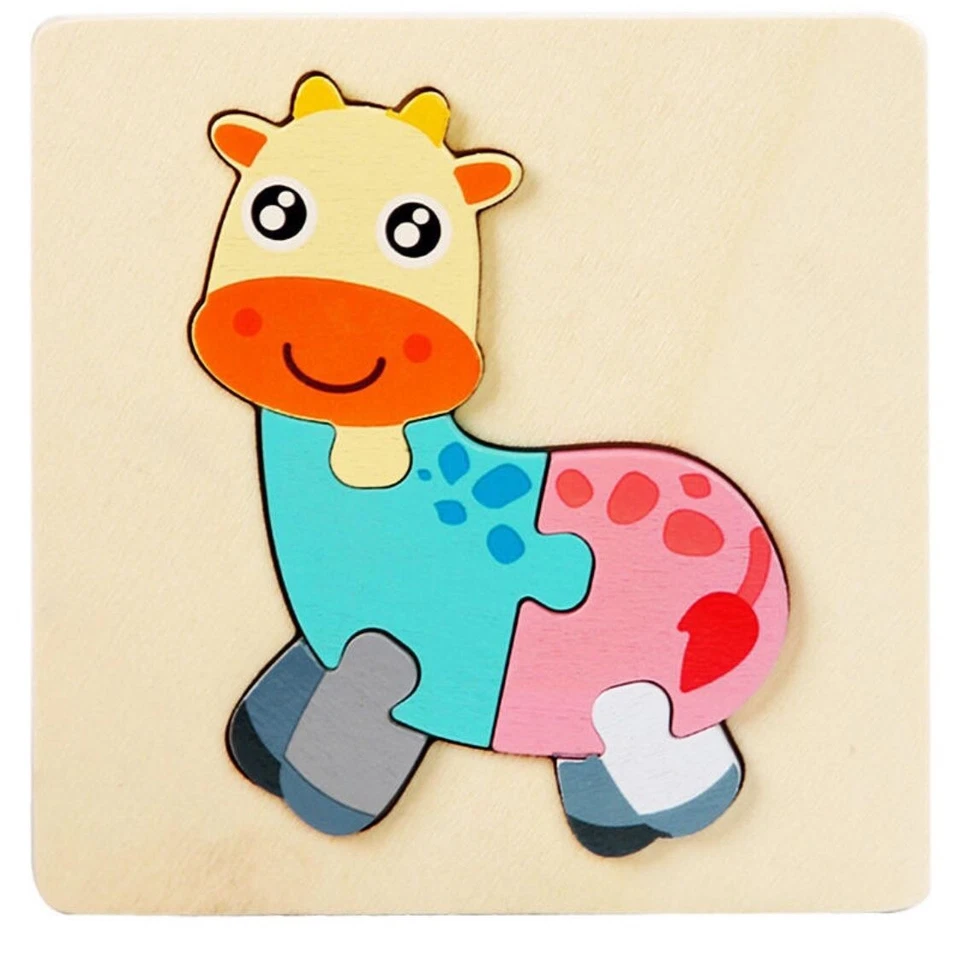 5 Pack Wooden Puzzle For Toddler - Image 2 of 4