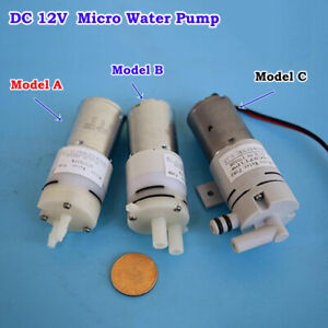DC 12V Mini 370 24mm Round Diaphragm Pump Water Pump Suction Self-Priming Pump