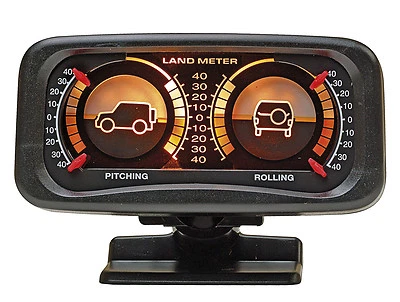 Sumex Black Inclinometer Land Meter 4wd 4x4 Off Road Slope Gauge with Back Light