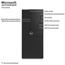 Dell OptiPlex 3050 Micro i5-7500T 2.7GHz 8GB RAM 256GB SSD W10 HBC3050
