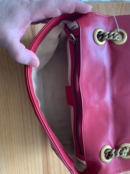 Gucci Marmont Flap Red  26cm Width