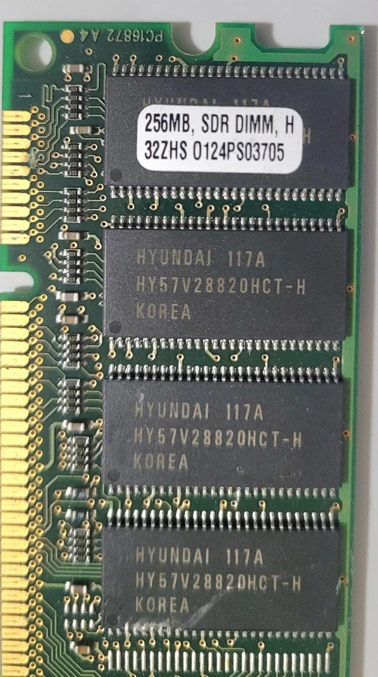3PCS 256, 128, & 64MB SDRAM MEMORY RAM CARDS - Image 4 of 4
