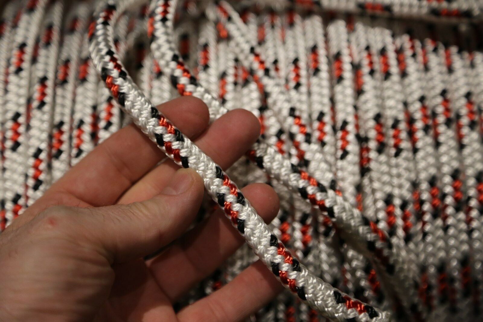 3/8" X 200 Ft Double Braid Polyester Rope - 4800 Lbs Breaking Strength, Strong & Durable