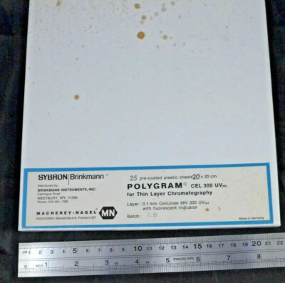 BRINKMANN Polygram CEL300 UV254 flex TLC sheets (MN #801023)