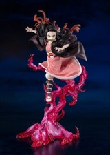 Nezuko on Fire Anime Figure Statue Collection...