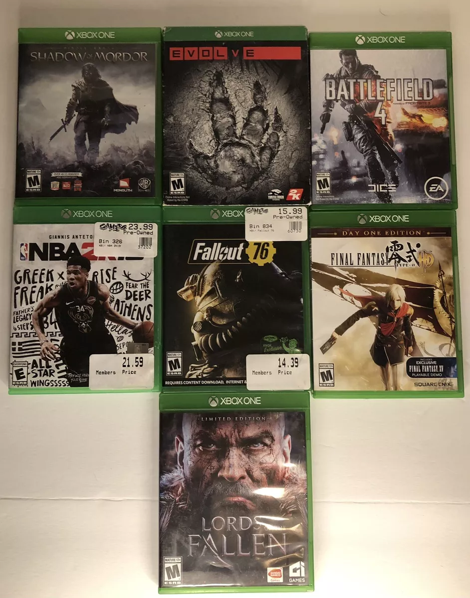 XBOX ONE Video Game Lot 7 Games Various Titles Christmas Bundle