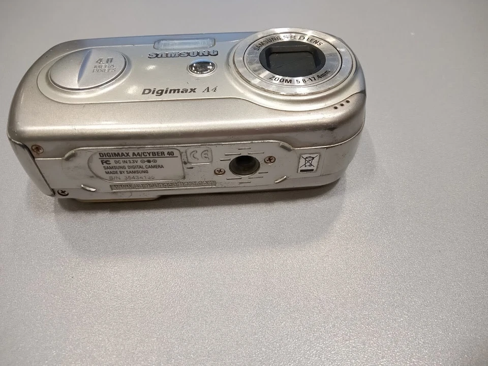 Samsung Digimax A4 Kamera 4 Mp Film Clip Voice Aufnahme Nicht Aktiv Broken - Bild 4 von 4