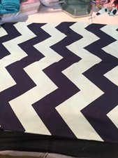 Riley Blake Blue Chevron Fabric 1 1/2 Yards Quilting Cotton F20 Aqua Navy