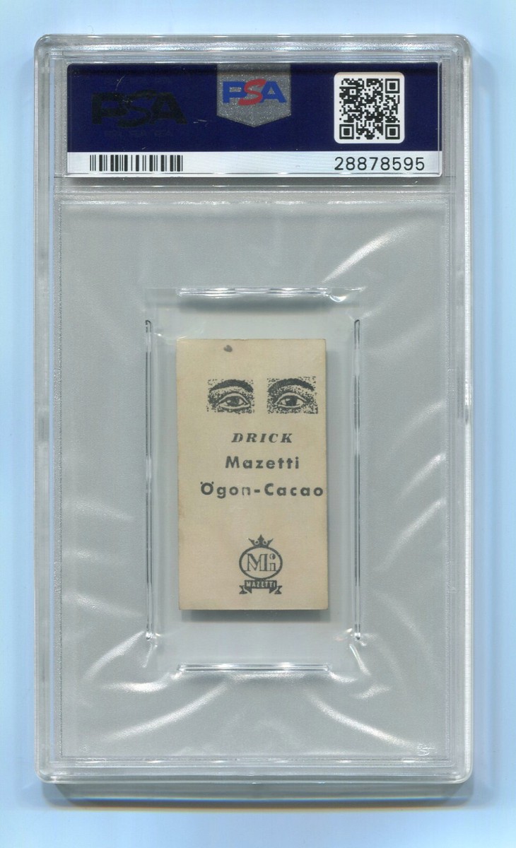 1930 Mazetti Black Tint Jack Dempsey PSA 5 EX HOF Boxing Swedish