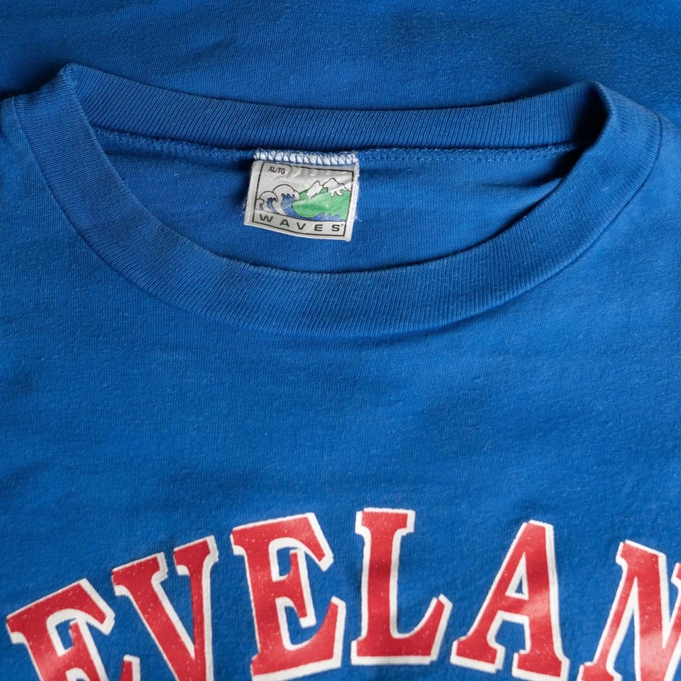 T-shirt Cleveland Indians MLB vintage 1989 - Immagine 3 di 4