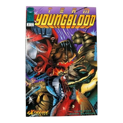 Image Comics Team Youngblood #3 Comic Book November 1993 Extreme Studios