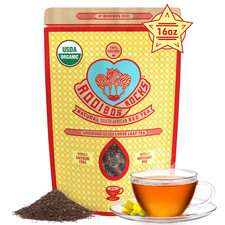 Naturally Sweet Organic Rooibos Tea - 16 oz Premium Loose Leaf - Caffeine Free 