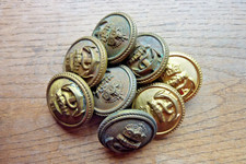 Kaiserliche Marine KM Knopf Knöpfe für Offiziere Extra Fein