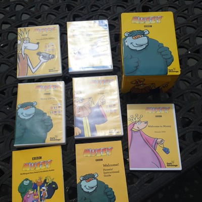 Muzzy The BBC Sprachkurs für Kinder 8 DVD Box Set Englisch Deutsch Französisch