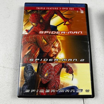 Spider-Man Triple Feature 3-DVD Set 2002-2007 Tobey Maguire