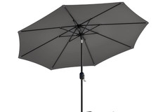 2.7m Garden Parasol Umbrella Tilt Crank Patio Sun Shade for Outdoor, Patio