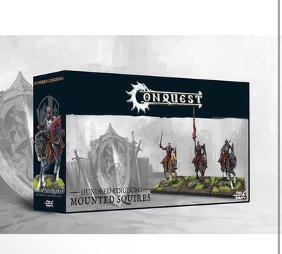 G125 Conquest: Hundred Kingdoms - Mounted Squires New in Box
