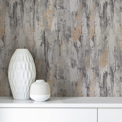 Cre8Tive Concrete Wallpaper Peel And Stick 24X118 Wide Thick Durable Cement