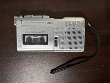 Sony M-560V Microcassette Recorder Clear Voice Plus VOR Voice Activated