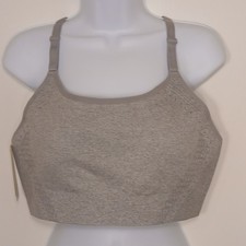 NWT Target All In Motion High Impact Sports Bra Heather Grey Size XL