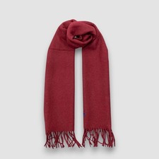 Vintage Polo Ralph Lauren Wool Scarf Fringe Winter Warmer Neck Wrap Scarves