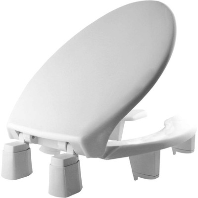 Bemis Steadfast 3 Raised Toilet Seat Open-Front Hinges That Never Loosen