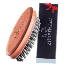 Pocket Mustache and Beard Brush - Stiff 3.4 Inch Pack of 1 Stiff Bristles