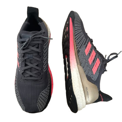 Adidas Herren Laufschuhe Turnschuhe Schuhe grau Größe UK 9 EU 43,3 Solar Boost ST 19 sehr guter Zustand