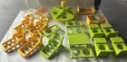 Lot of Vintage Fisher Price Little People School Desks, Furniture, Playground