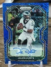 2020 Panini Prizm Blue Shimmer Rookie Auto /25 - JALEN HURTS - Rc Eagles
