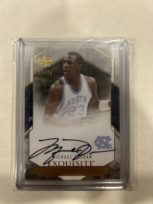 2012-13 EXQUISITE COLLECTION ENDORSEMENTS #EEMI MICHAEL JORDAN On Card Auto /99