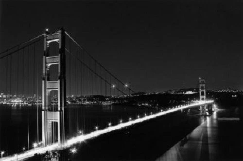 NEW: set of 5 B&W prints of Golden Gate Bridge in San Francisco - Jesse Kalisher - Image 4 of 4