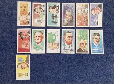 Brooke Bond Tea Famous People Tea Cards Odd Cards