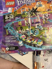 LEGO&reg; Friends 41130 Amusement Park Roller Coaster Incomplete! READ