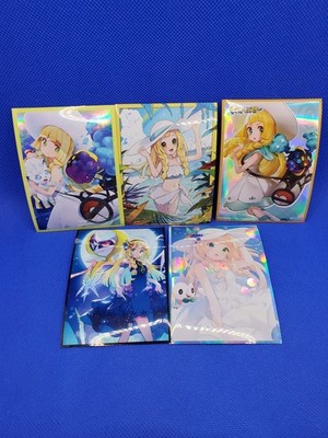 comiket card sleeves Pokemon Card Sleeves Singles Lot of 5 Lillie Trainer Sun Moon Comiket  Doujin