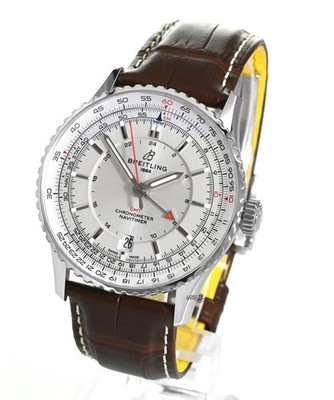 Breitling Navitimer Automatic GMT 41 (ungetragen) Herrenuhr-18,5%gespart!