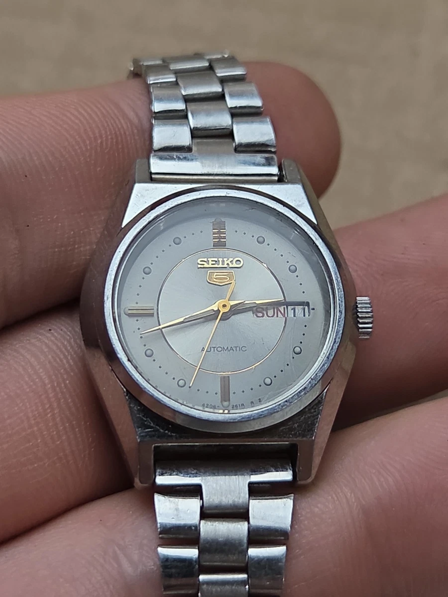 Seiko 5 Mechanical Automatic Wristwatches for Women for sale - eBay