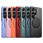 For Samsung Galaxy S26 Ultra S24 S23 FE S25 Mag Safe Magnetic Case Ring Stand