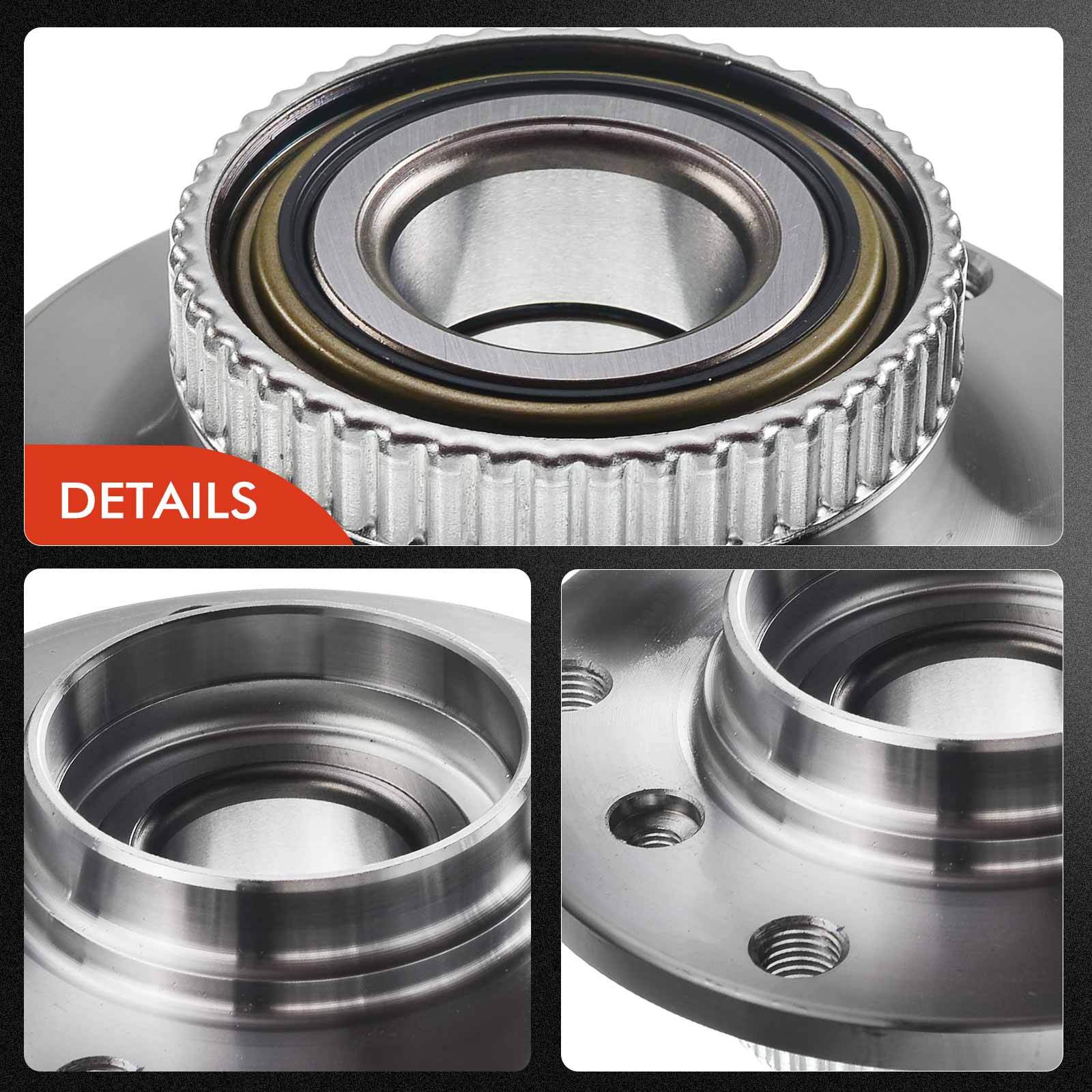 2PCS Front Wheel Hub & Bearing Assembly for BMW E34 E36 E46 318i 323i