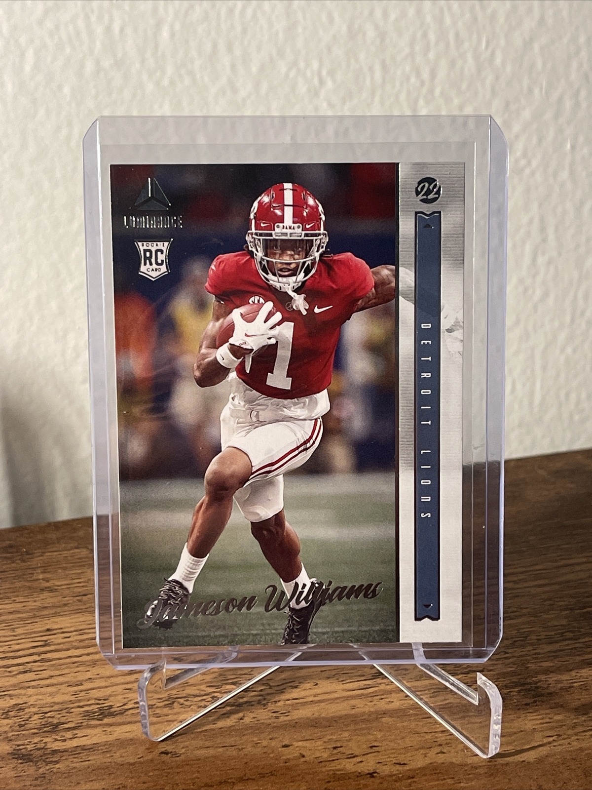 Jameson Williams Detroit Lions 2022 Panini Luminance #115 RC Base Rookie Card