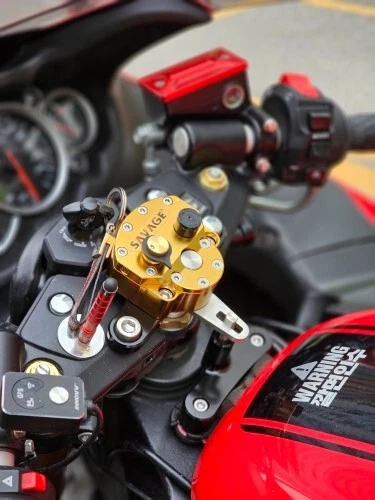 Estabilizador amortiguador de dirección con soporte de montaje para SUZUKI Hayabusa GSX1300R 08-20 Foto 3 de 4