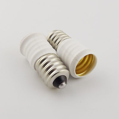 10pcs E14 to E14 Extend Base LED Lamp Screw Thread Bulb Socket Adapter Converter
