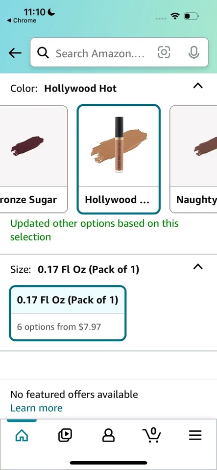 1x Black Radiance Perfect Tone Matte Lip Crème Hollywood Hot # 5418 .17 Fl. Oz. - Image 4 of 4