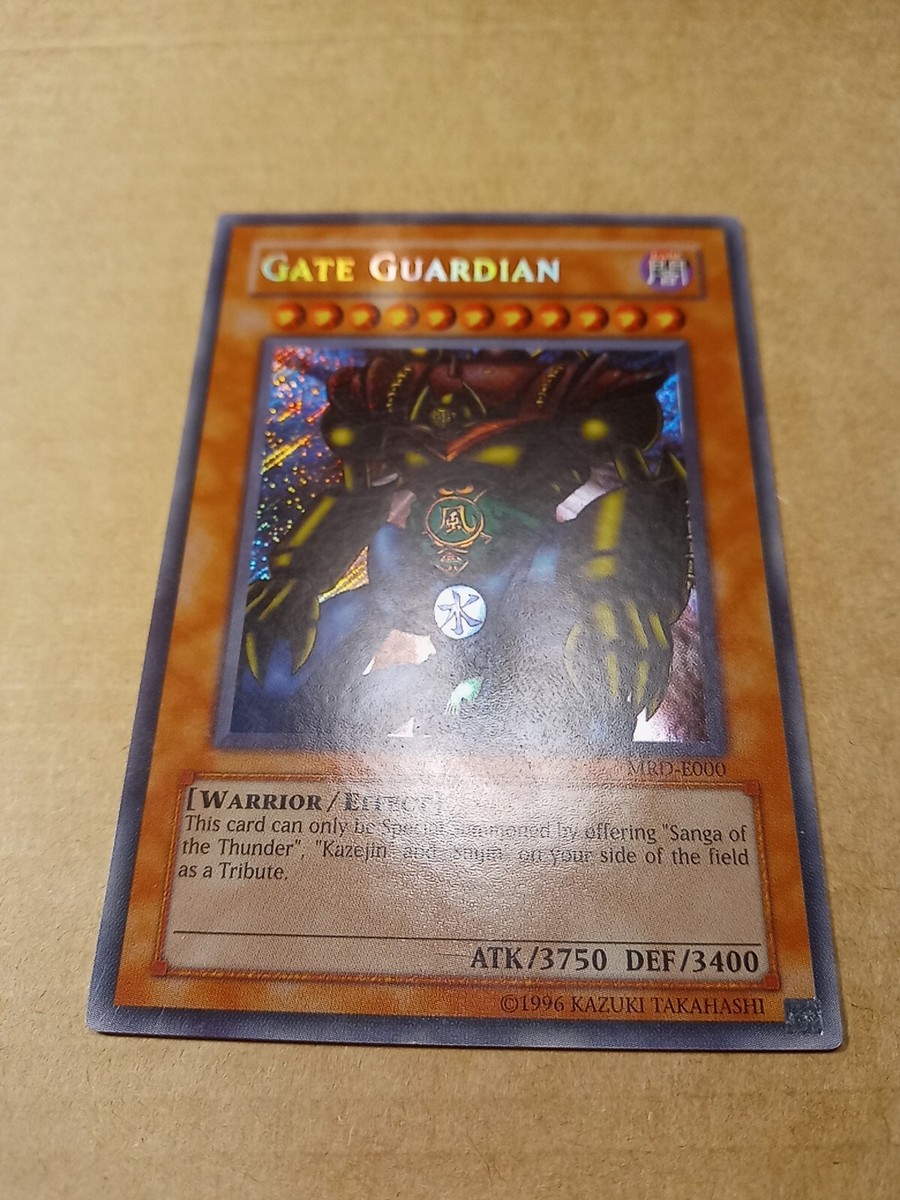 Gate Guardian MRD-E000 unl Secret Rare Yugioh NM/VLP European 
