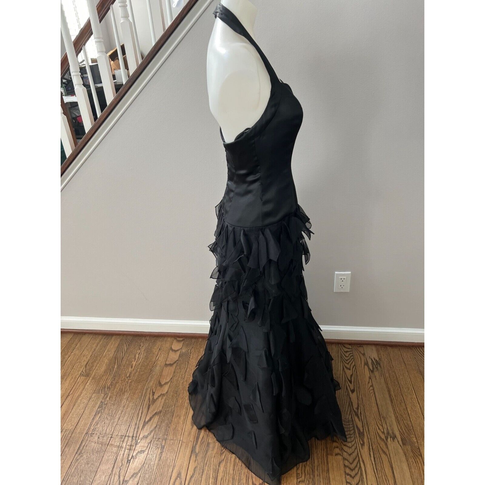 Fouy Chov Black Halter Formal Evening Gown Size S… - image 4