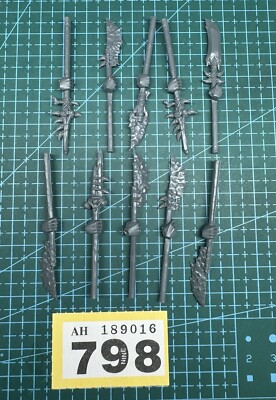 10 Savage Orc Big Spear Hands Konvolut Waffen Orruk Warhammer Old World Bits OOP
