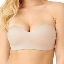 Wacoal STAYING POWER 854372 Sand Nude Wire Free Strapless Convertible Bra - 32C
