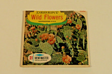 DESERT WILD FLOWERS 3 SAWYER'S VIEW-MASTER REELS in Sleeve 985-A, B, C 1956