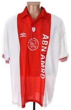 AJAX AMSTERDAM 1993/1994 SPECIAL FOOTBALL SHIRT UMBRO SIZE XL DE MEER